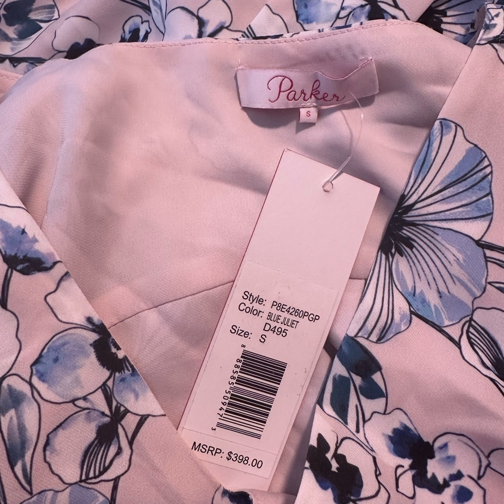 parker floral mini dress NWT size small - Picture 4 of 7